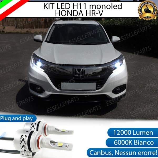 Kit Full LED H11 coppia lampade mono led anabbaglianti HONDA HR-V II CON FARO LENTICOLARE