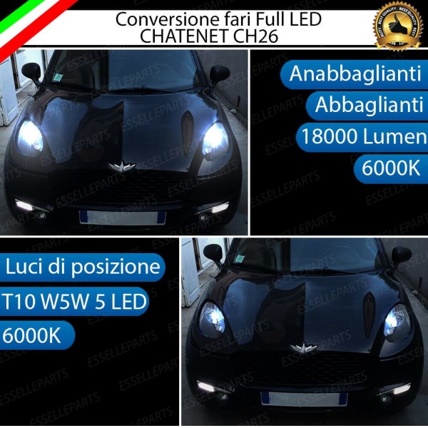 Conversione Fari Full LED 18000LM 330LM