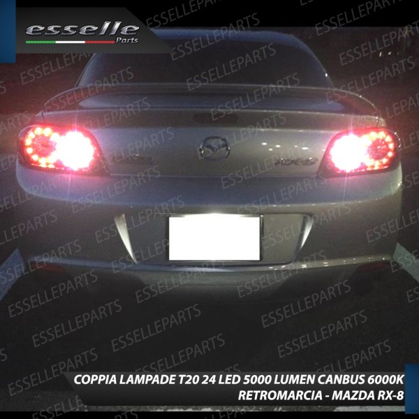 Luci Retromarcia a LED CANBUS 3.0 T20 W21W per MAZDA RX-8