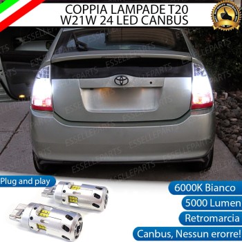 Luci Retromarcia a LED CANBUS 3.0 T20 W21W per TOYOTA PRIUS 2