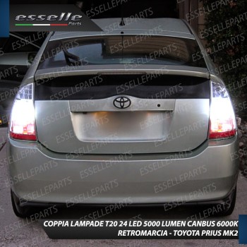Luci Retromarcia a LED CANBUS 3.0 T20 W21W per TOYOTA PRIUS 2