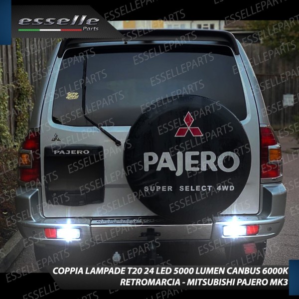 Luci Retromarcia a LED CANBUS 3.0 T20 W21W per MITSUBISHI PAJERO III
