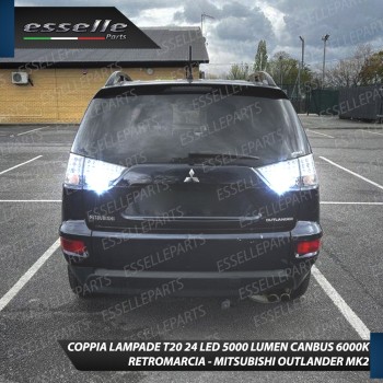 Luci Retromarcia a LED CANBUS 3.0 T20 W21W per MITSUBISHI OUTLANDER II RESTYLING Luci Retromarcia a LED CANBUS 3.0 T20 W21W per MITSUBISHI OUTLANDER II RESTYLING