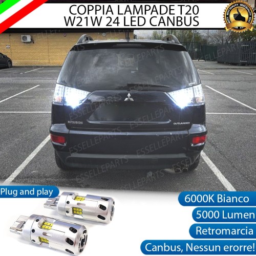 Luci Retromarcia a LED CANBUS 3.0 T20 W21W per MITSUBISHI OUTLANDER II