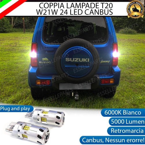 Luci Retromarcia a LED CANBUS 3.0 T20 W21W per SUZUKI JIMNY II