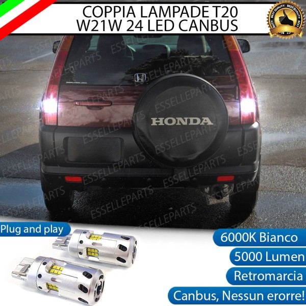 Luci Retromarcia a LED CANBUS 3.0 T20 W21W per HONDA CR-V II