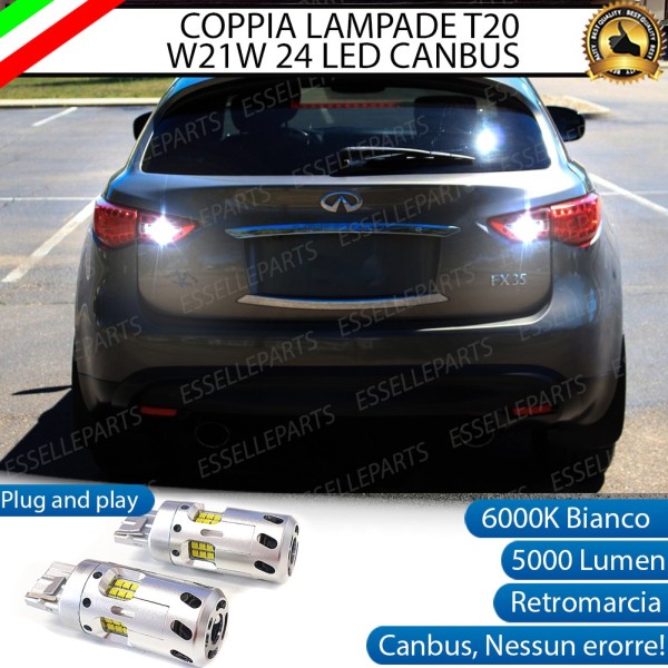Luci Retromarcia a LED CANBUS 3.0 T20 W21W per INFINITI FX