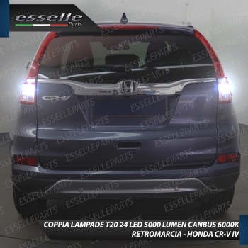 Luci Retromarcia a LED CANBUS 3.0 T20 W21W 6000K Bianco per HONDA CR-V MK4 Dal 2015