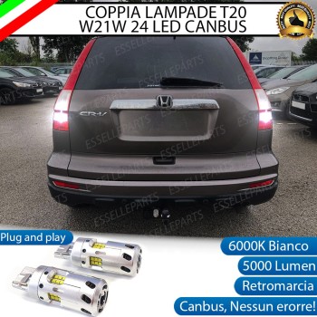 Luci Retromarcia a LED CANBUS 3.0 T20 W21W per HONDA CR-V III