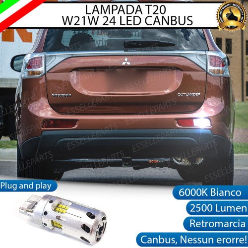 Luce Retromarcia a LED CANBUS 3.0 T20 W21W per MITSUBISHI OUTLANDER III