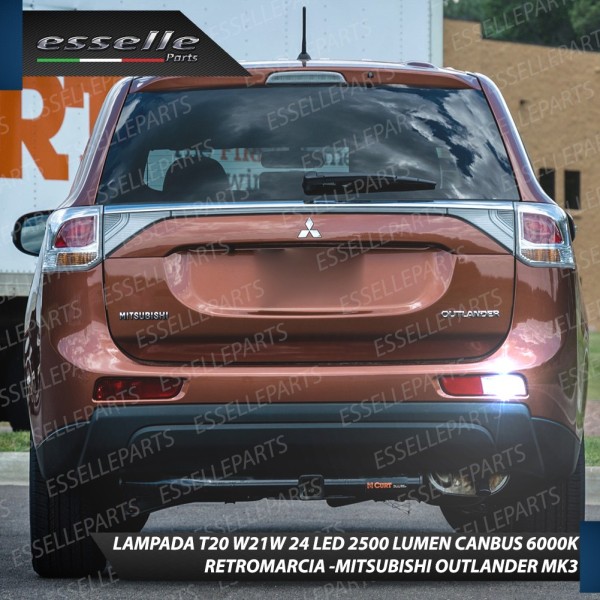 Luce Retromarcia a LED CANBUS 3.0 T20 W21W per MITSUBISHI OUTLANDER III