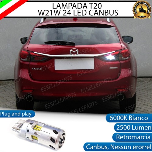 Luce Retromarcia a LED CANBUS 3.0 T20 W21W per MAZDA 6 III