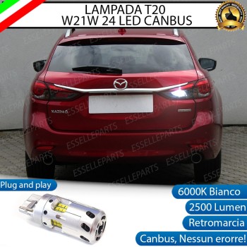 Luce Retromarcia a LED CANBUS 3.0 T20 W21W per MAZDA 6 III