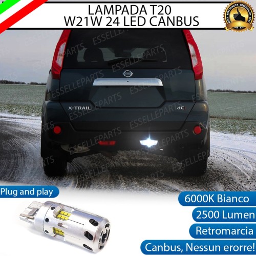 Luce Retromarcia a LED CANBUS 3.0 T20 W21W per NISSAN X TRAIL II