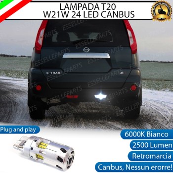 Luce Retromarcia a LED CANBUS 3.0 T20 W21W per NISSAN X TRAIL II