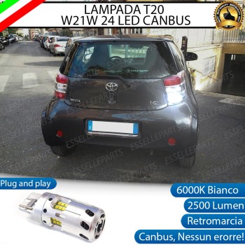 Luce Retromarcia a LED CANBUS 3.0 T20 W21W per TOYOTA IQ