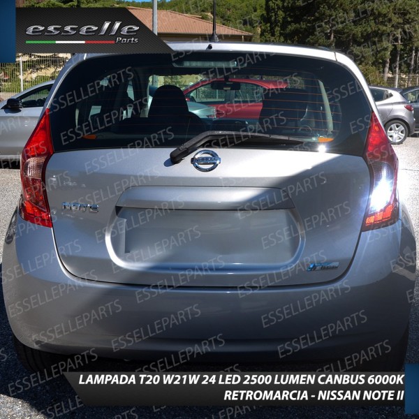 Luce Retromarcia a LED CANBUS 3.0 T20 W21W per NISSAN NOTE II
