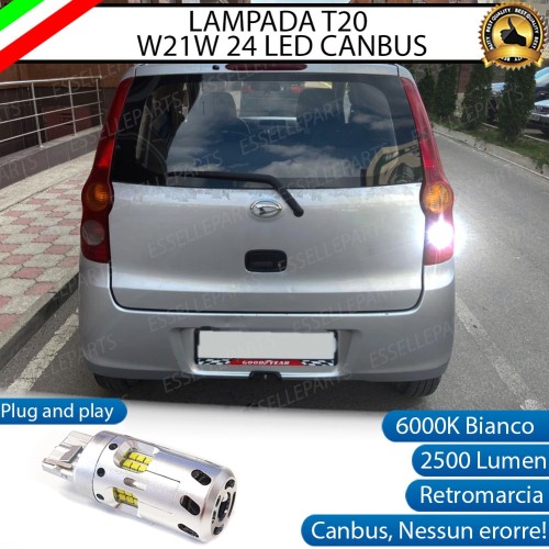 Luce Retromarcia a LED CANBUS 3.0 T20 W21W per DAIHATSU CUORE VII