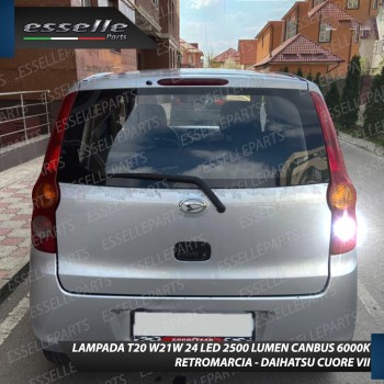 Luce Retromarcia a LED CANBUS 3.0 T20 W21W per DAIHATSU CUORE VII