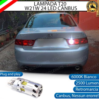 Luce Retromarcia a LED CANBUS 3.0 T20 W21W per HONDA ACCORD VIII