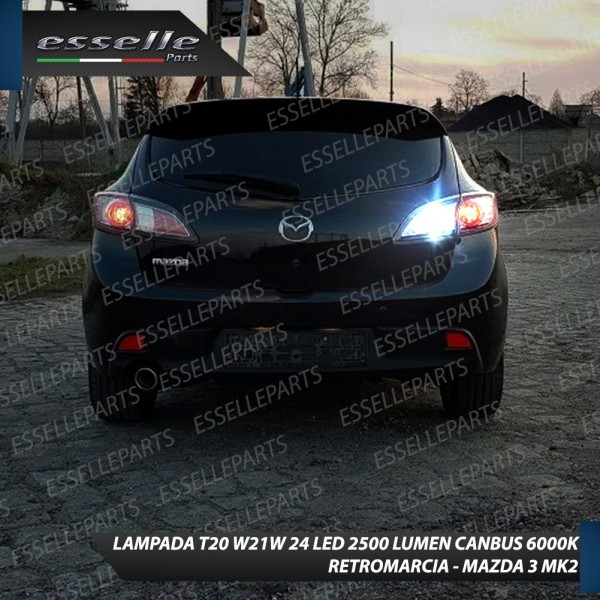Luce Retromarcia a LED CANBUS 3.0 T20 W21W per MAZDA 3 II