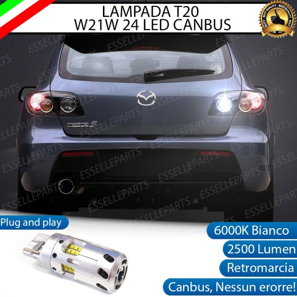 Luce Retromarcia a LED CANBUS 3.0 T20 W21W per MAZDA 3 I