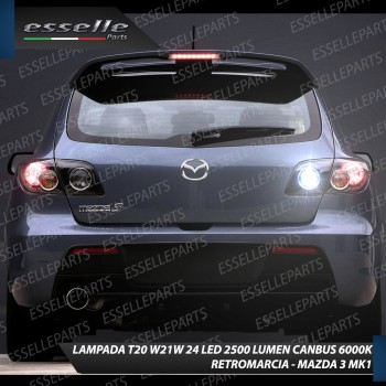 Luce Retromarcia a LED CANBUS 3.0 T20 W21W per MAZDA 3 I