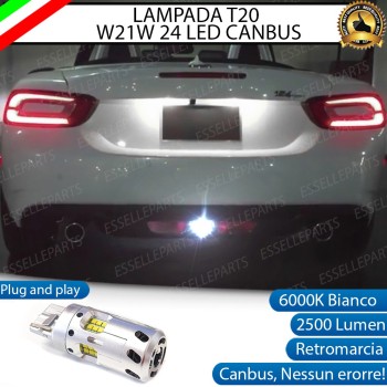 Luce Retromarcia a LED CANBUS 3.0 T20 W21W per ABARTH 124 SPIDER Luce Retromarcia a LED CANBUS 3.0 T20 W21W per ABARTH 124 SPIDER