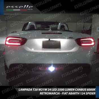 Luce Retromarcia a LED CANBUS 3.0 T20 W21W per ABARTH 124 SPIDER Luce Retromarcia a LED CANBUS 3.0 T20 W21W per ABARTH 124 SPIDER