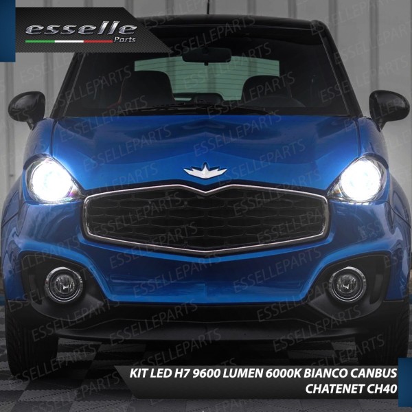 Kit Full LED H7 9600 LUMEN Anabbaglianti + Abbaglianti CHATENET CH 40