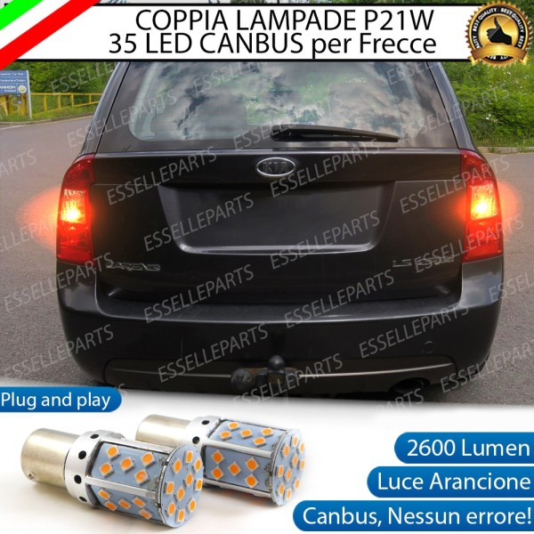 Coppia Frecce Posteriori P21W 35 LED Canbus KIA CARENS III