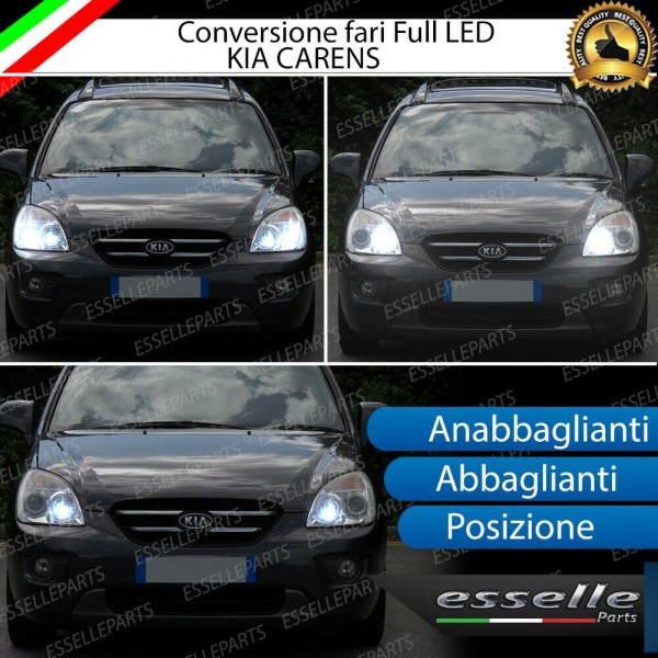 Conversione Fari Full LED KIA CARENS III