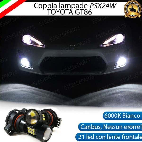 Lampade 21 LED PSX24W fendinebbia TOYOTA GT86