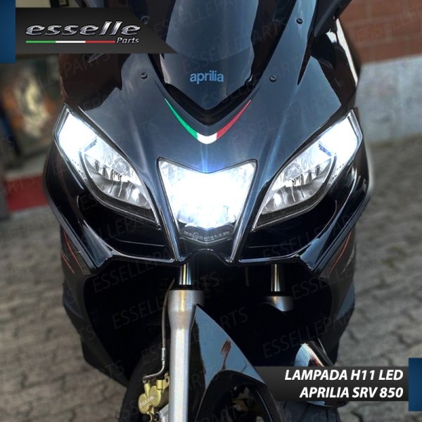 Lampade LED Per Fari Aprilia SRV Bianco Canbus Luce Bianca