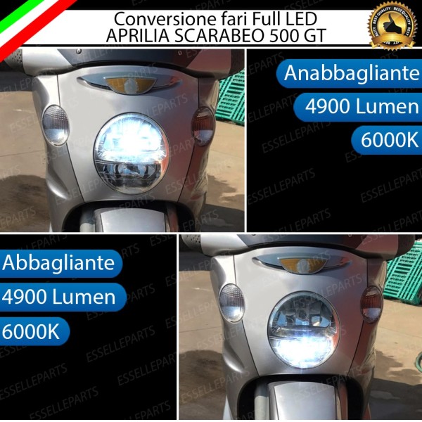 Conversione Per Fari Full LED APRILIA Scarabeo (500) (2002-2006)