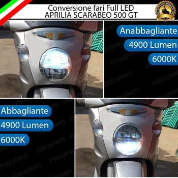 Conversione Per Fari Full LED APRILIA Scarabeo (500) (2002-2006)