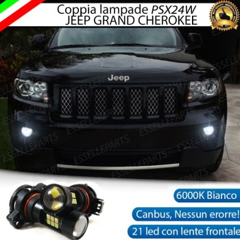 Lampade 21 LED PSX24W fendinebbia JEEP GRAND CHEROKEE