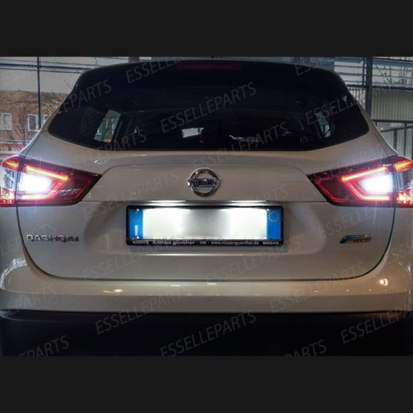 Luci Retromarcia Led Canbus NISSAN QASHQAI II Luce Bianca No Error
