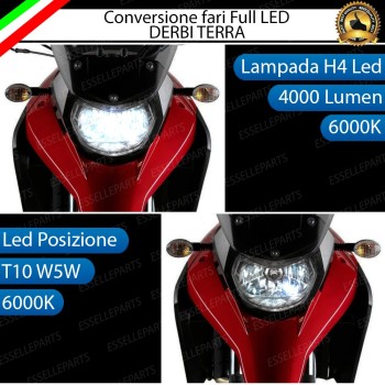 Conversione Per Fari Full LED DERBI Terra 125 (2007-2008) R