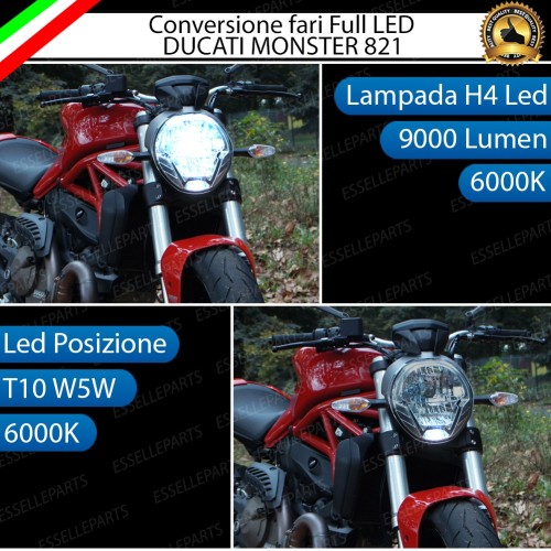 Conversione Per Fari Full LED DUCATI Monster 821 (2014-2017) ABS