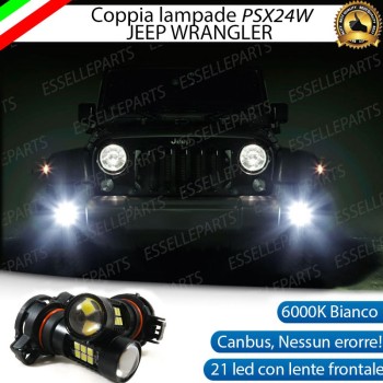 Luci Posizione Led Canbus PSX24W JEEP WRANGLER Luce Bianca