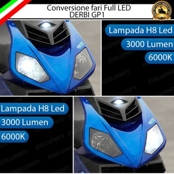 Kit Fari LED Completi Per Derbi GP1 125 6000K Bianco Canbus