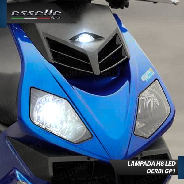 Conversione Fari Full LED Per Derbi GP1 125 6000K Bianco