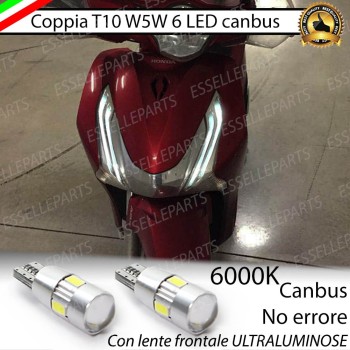 Luci posizione 6 LED Canbus HONDA SH 150 2013-2016 i ABS Luci posizione 6 LED Canbus HONDA SH 150 2013-2016 i ABS