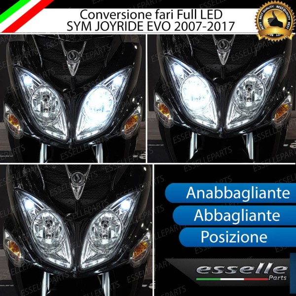 Conversione Fari Full LED per SYM Joyride 125 (2007) Lampade 6000K Bianco Ghiaccio