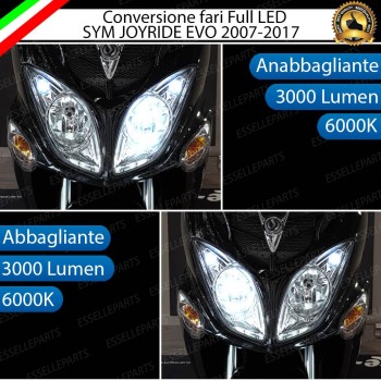 Conversione Per Fari Full LED SYM Joyride 125 (2007)