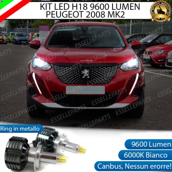 Kit Full LED ANABBAGLIANTI H18 9600 LUMEN per PEUGEOT 2008 II