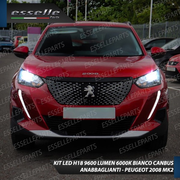 Kit Full LED ANABBAGLIANTI H18 9600 LUMEN per PEUGEOT 2008 II