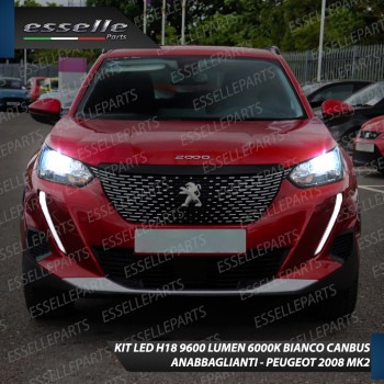 Kit Full LED ANABBAGLIANTI H18 9600 LUMEN per PEUGEOT 2008 II