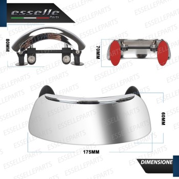 Specchietto Retrovisore Anteriore 180 gradi Adesivo per HONDA Specchietto Retrovisore Anteriore 180 gradi Adesivo per HONDA